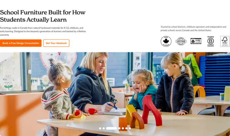 Natural Pod learning environments website