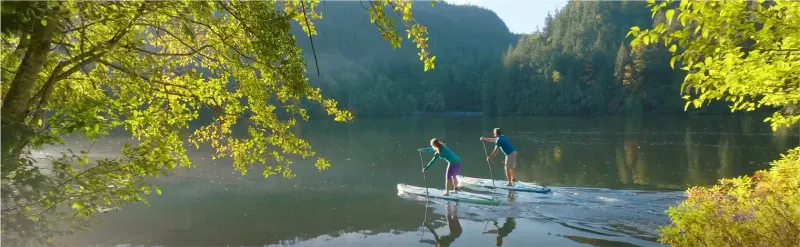 Adventure product photography shoot for Squid Paddle Co. in British Columbia
