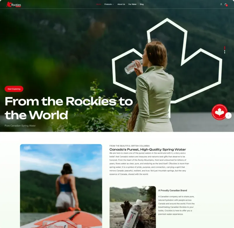 The Crockies website homepage
