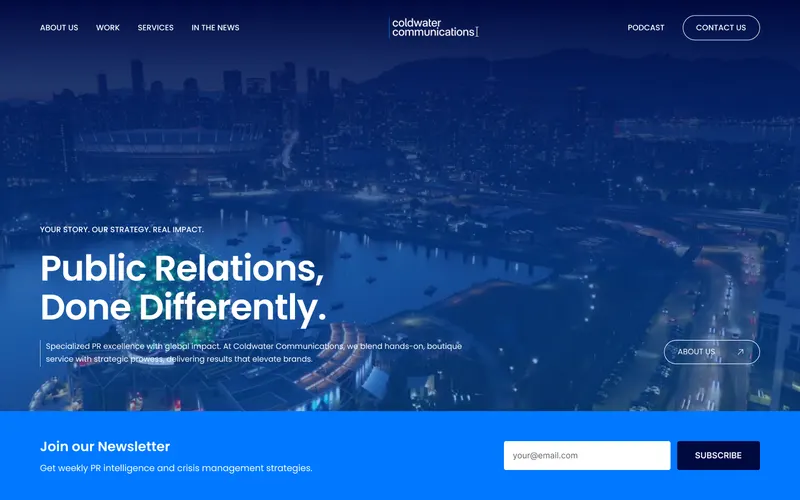 Webflow. Coldwater